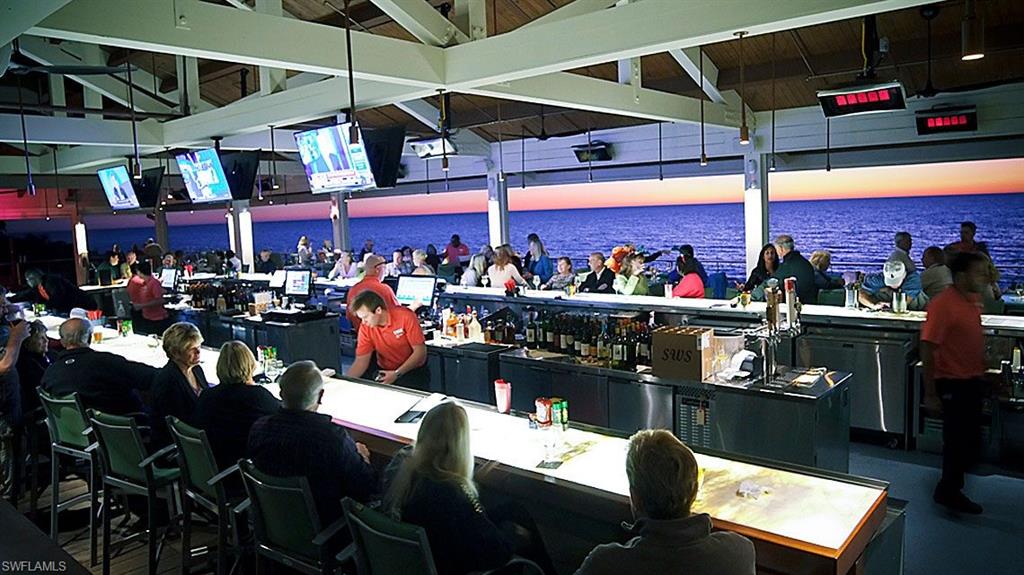 Marker 36 Bar Area - Sunset