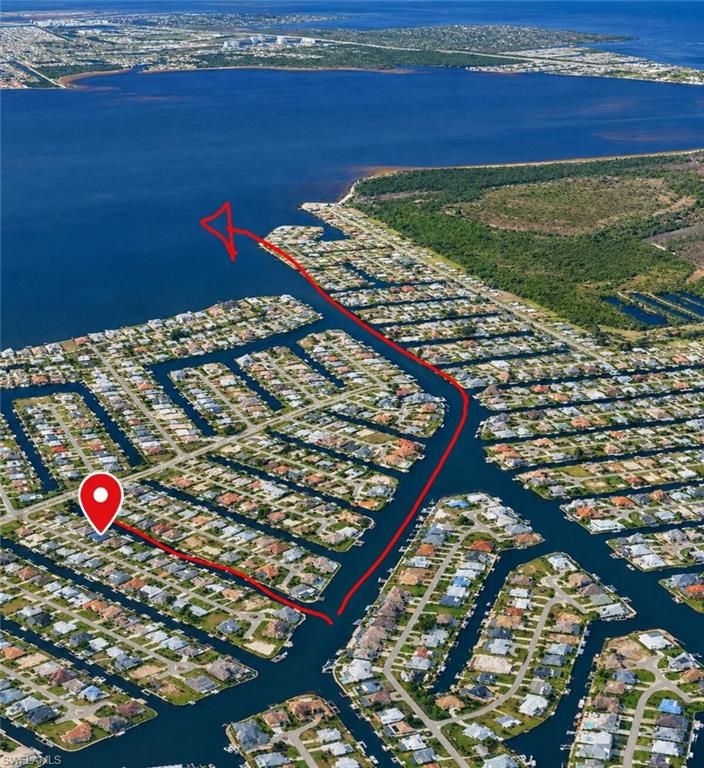 Canal-front property with direct water access