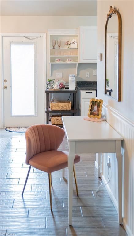 Workspace with plenty of natural light.