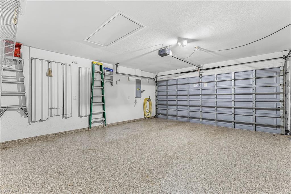 2 car with epoxy flooring