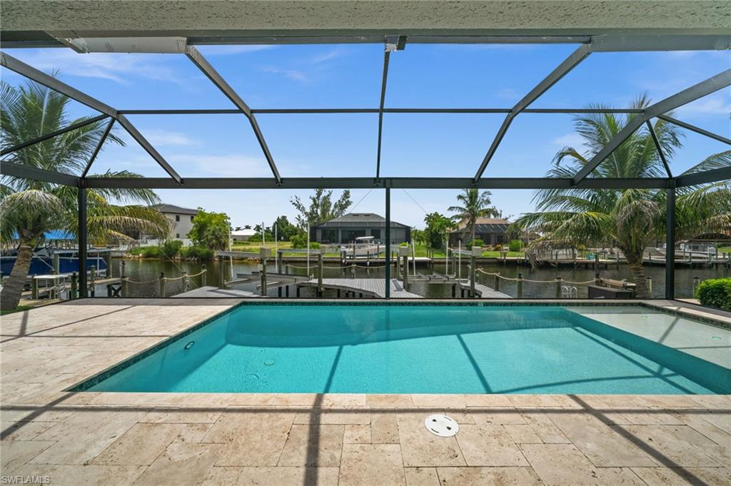Salt water heated pool