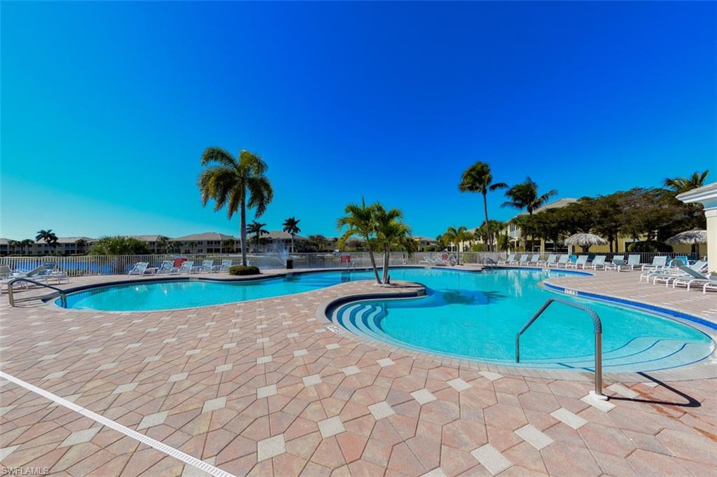 Resort style heated pool and spa at main clubhouse.