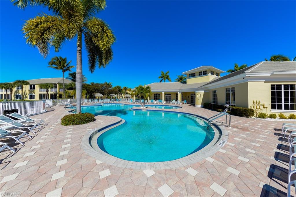 Resort style heated pool and spa at main clubhouse