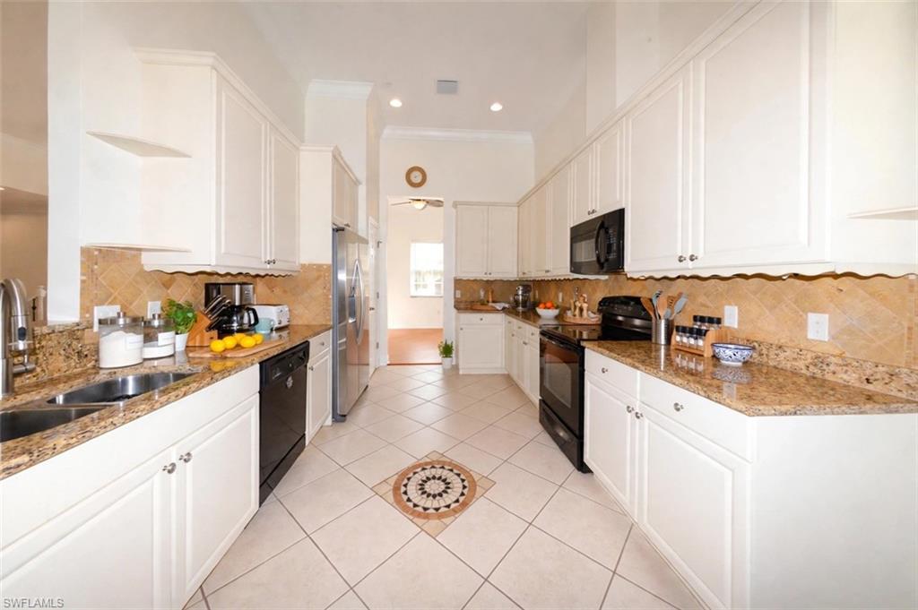 Virtually staged kitchen