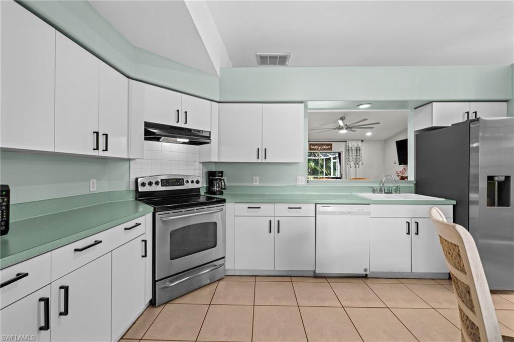 Kitchen with pass-through window