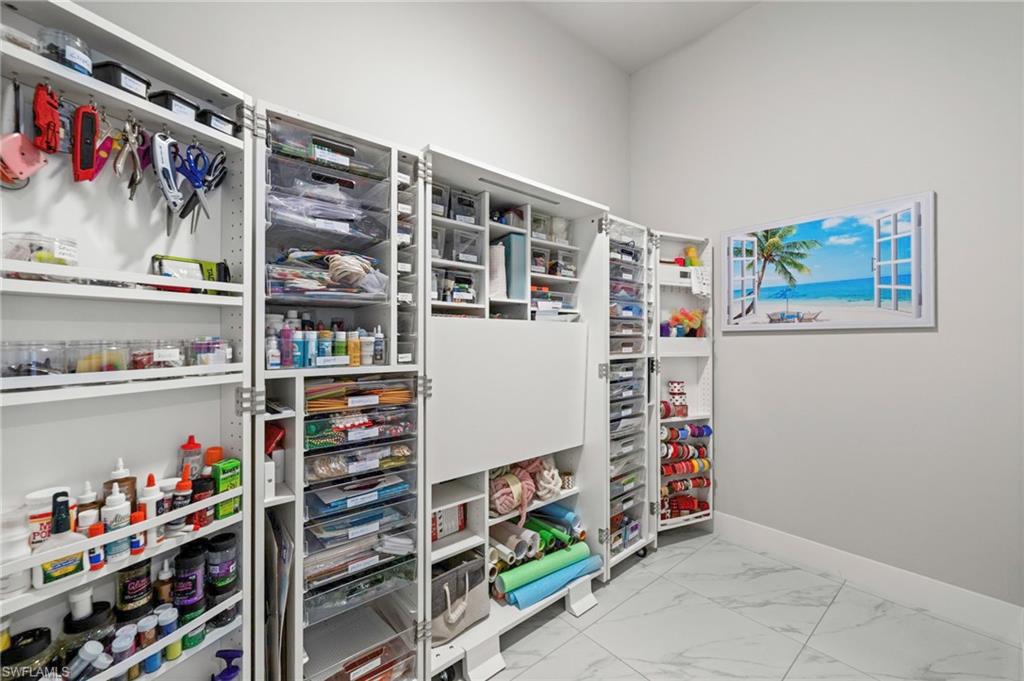 Craft Room Attached to Guest Bedroom. Flex Space for Office or Walk In Closet