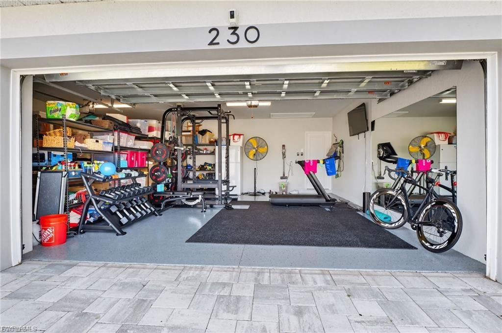 Half of the 3-Car Garage