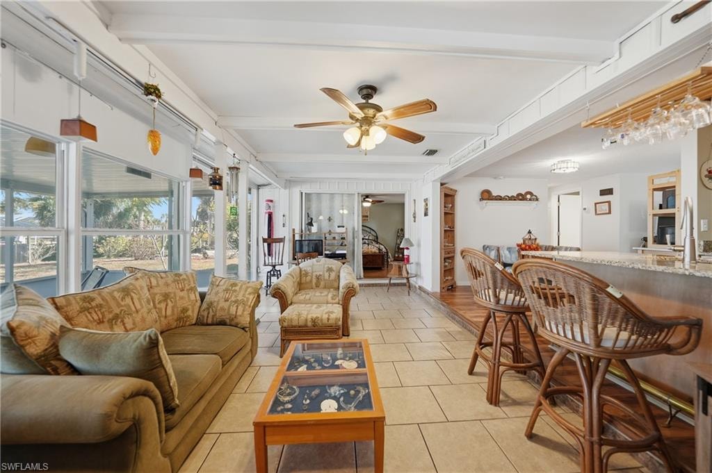 Enclosed Florida Room.