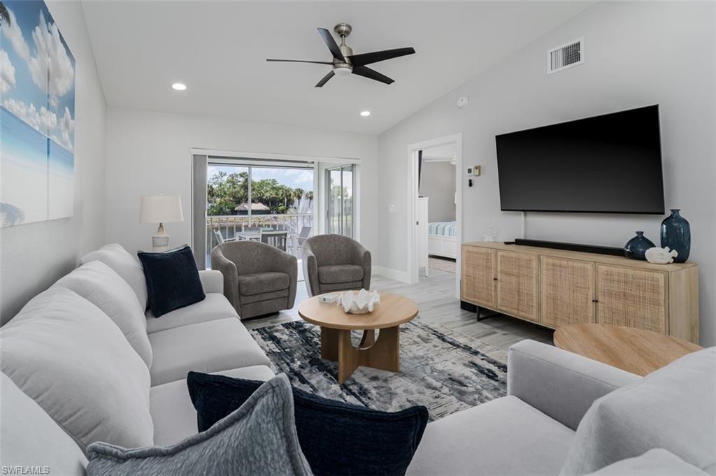 The gray bucket chairs SWIVEL around to view the lake.
