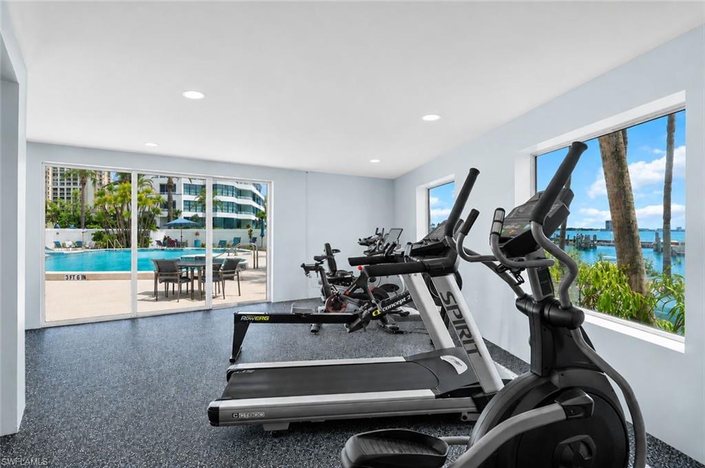 Multiple Fitness Centers w/Water Views