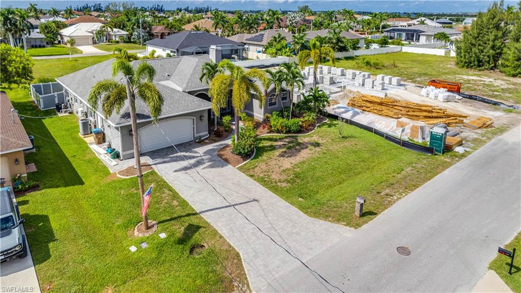 Aerial View of 3802 SW 3rd St. Cape