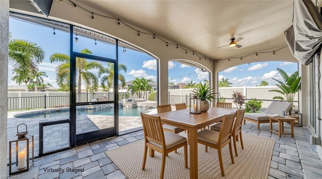 Screened Lanai - Virtually Staged