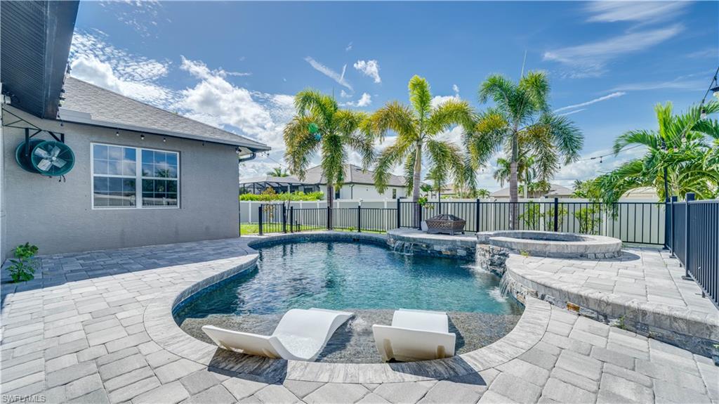 Pool with new pavers