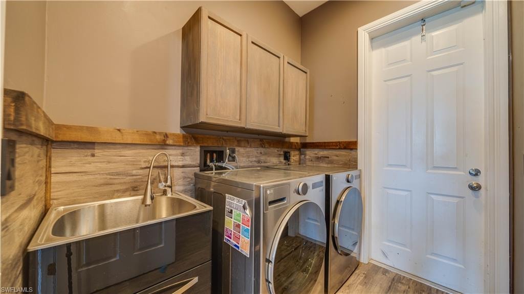 Laundry Room with Utility sink & large closet