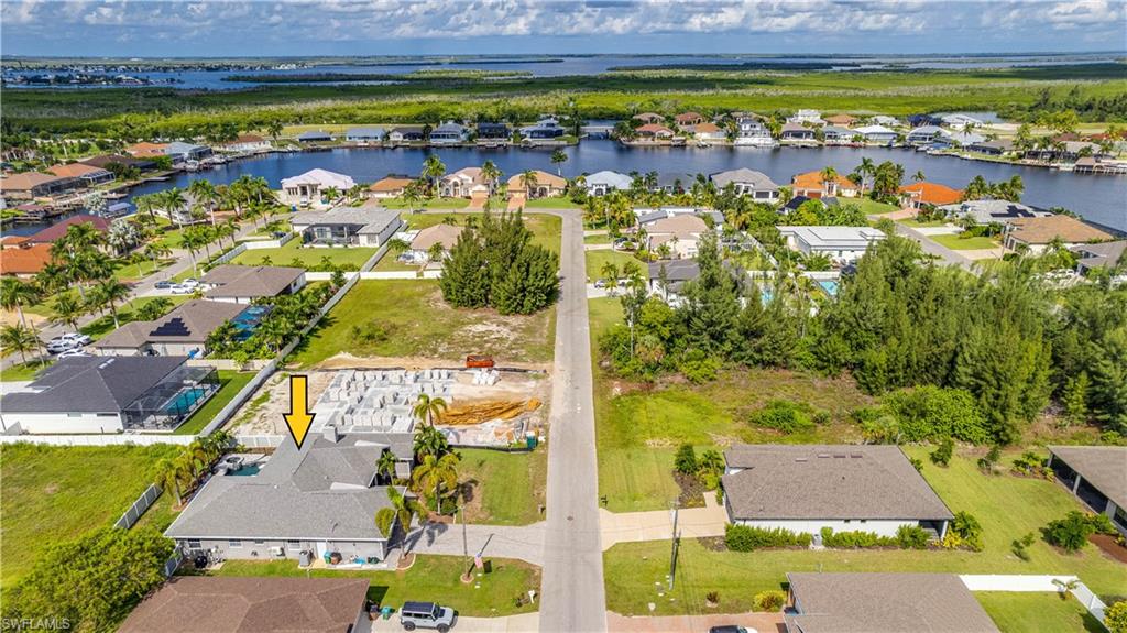 Aerial View of 3802 SW 3rd St. Cape Coral, FL 33991