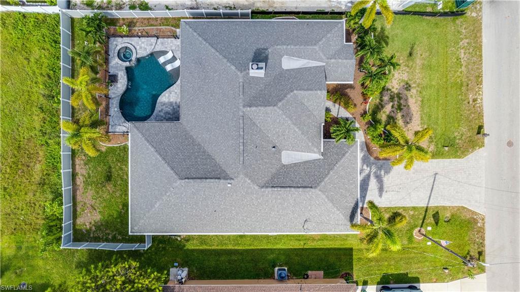 Aerial View of 3802 SW 3rd St. Cape