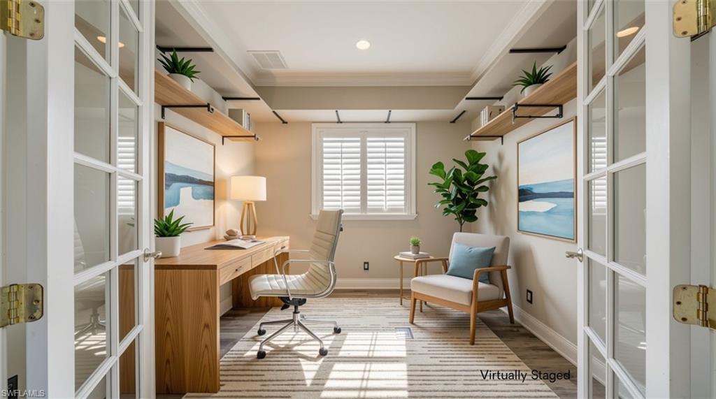 Den - Virtually Staged