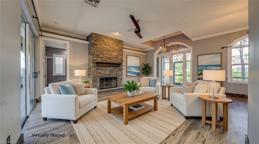 Family Room - Virtually Staged