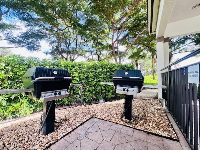BBQ area by pool