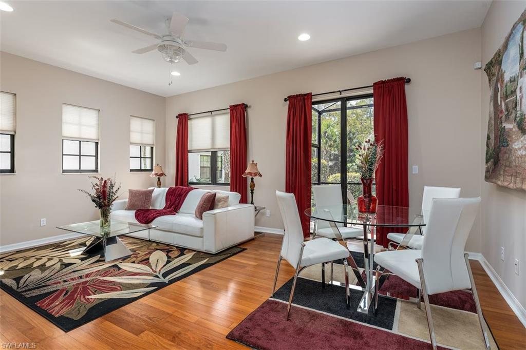 Living dining area