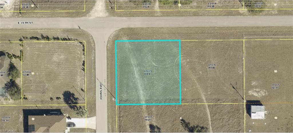 Aerial Property Survey. Depicting the parcel boundaries and land configuration as outlined in the legal description