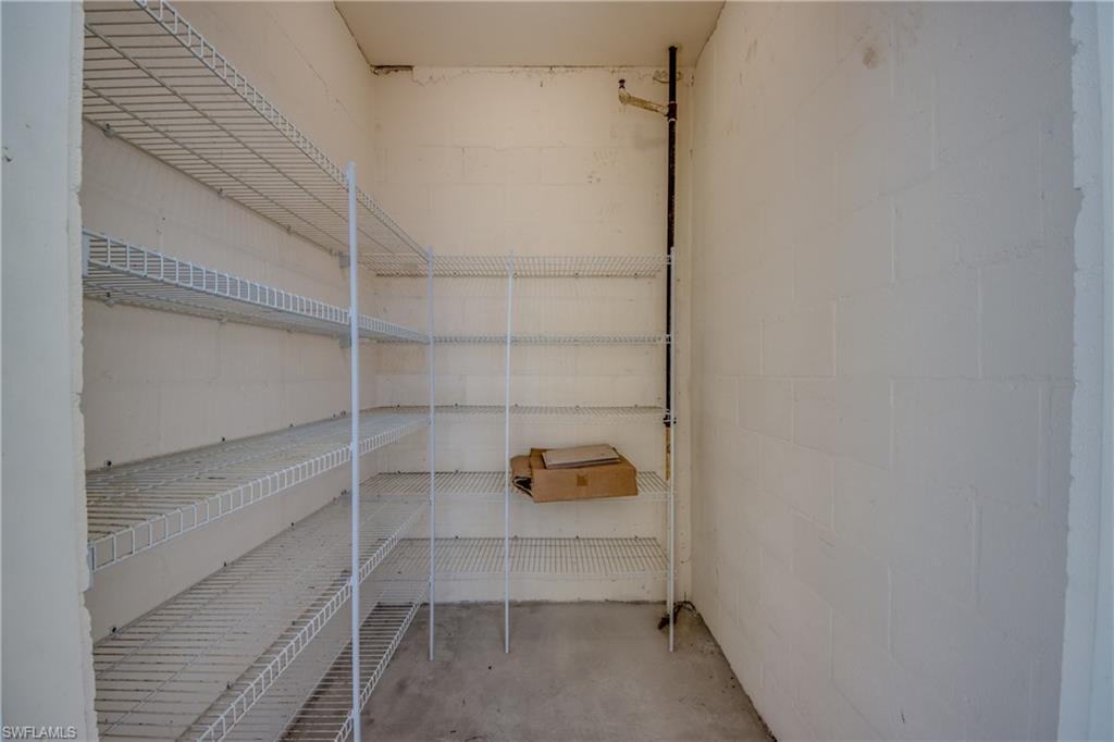Storage across from front door