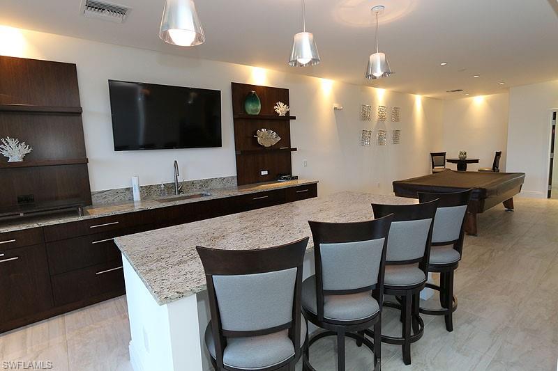 Community Social Room Bar Area
