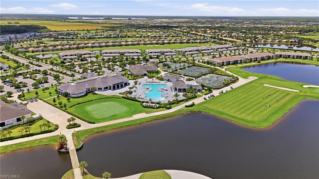 Beautiful water and golf course views throughout