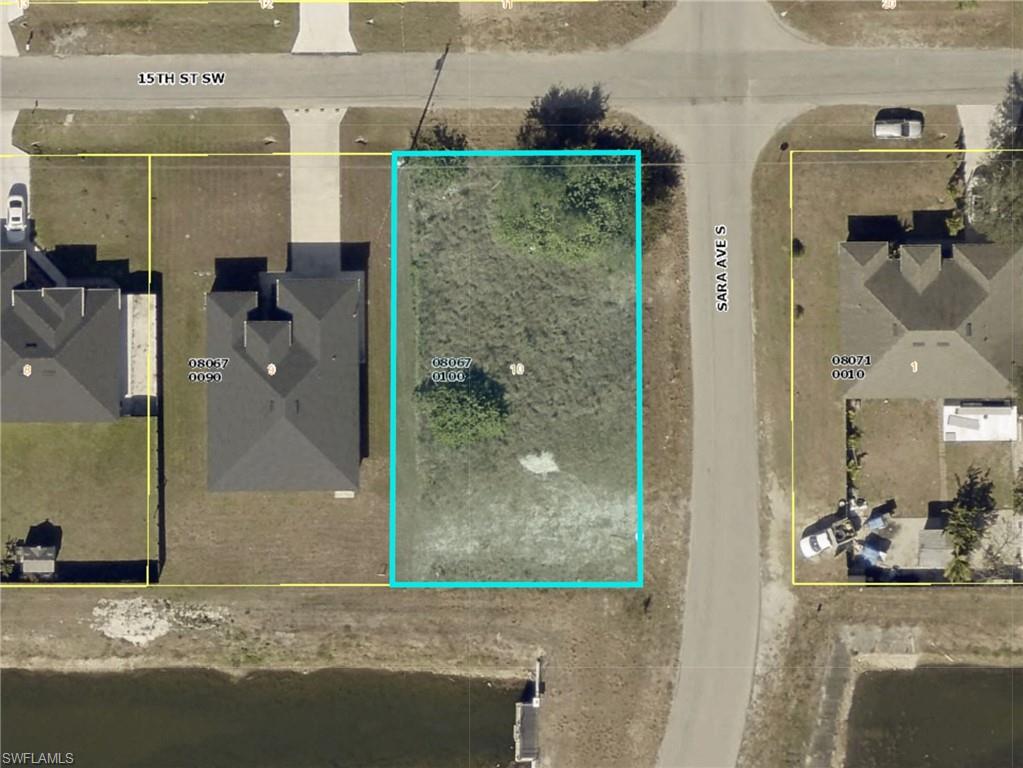 Parcel Map. Displaying an overhead view of the property and surrounding parcels