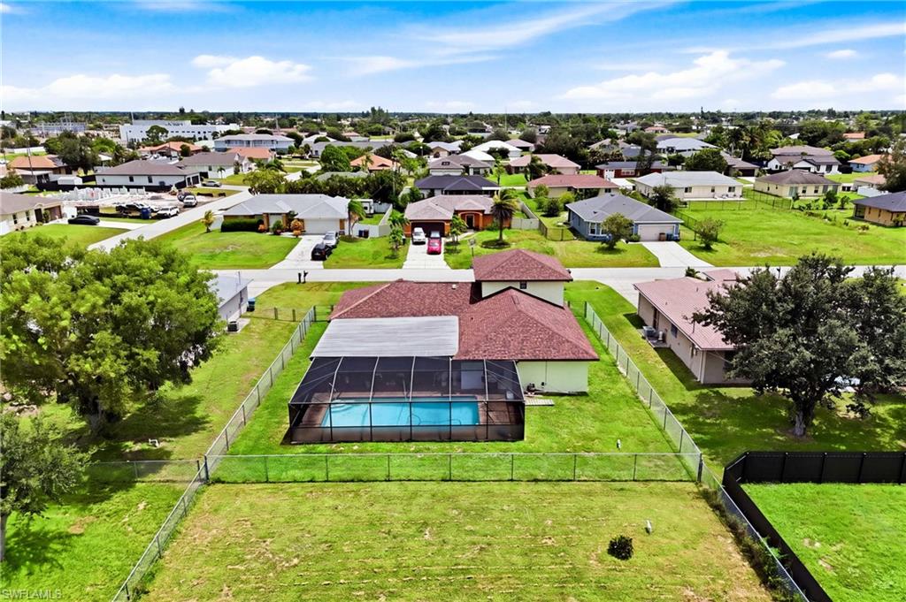 Generous backyard with plenty of space to enjoy the Southwest Florida lifestyle.