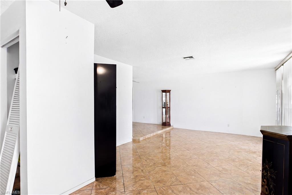 Generous living area provides plenty of options for furniture placement.