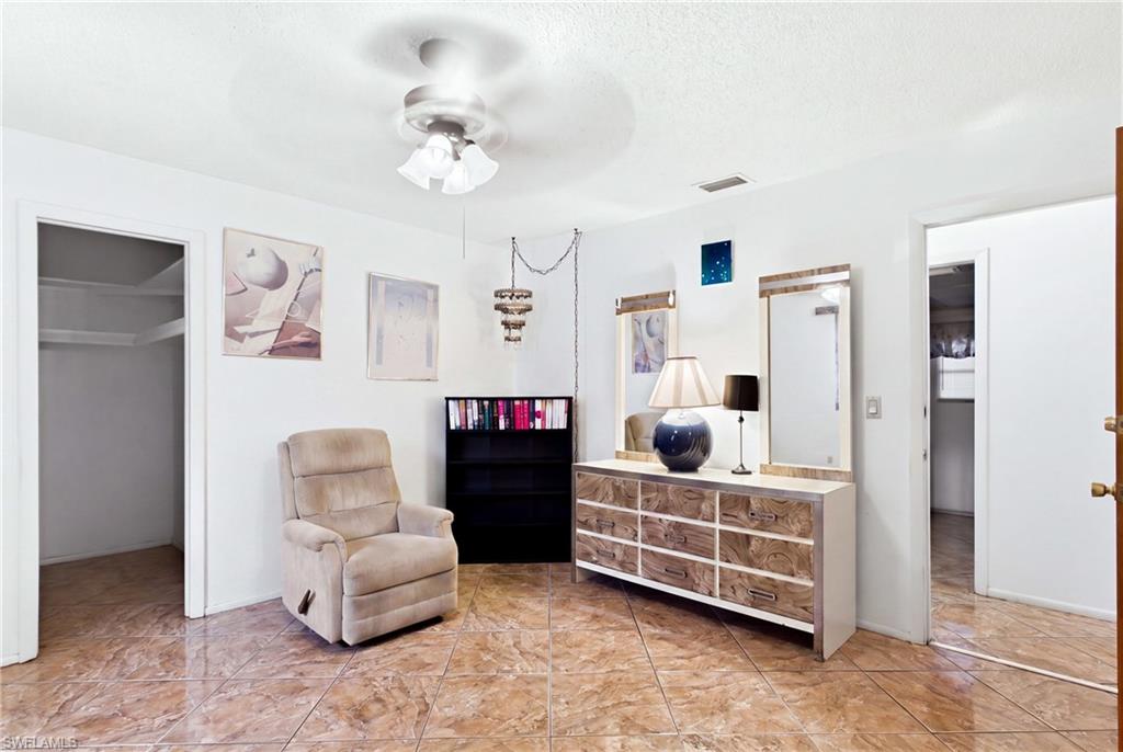A cozy yet spacious bedroom ready to welcome family and overnight guests.