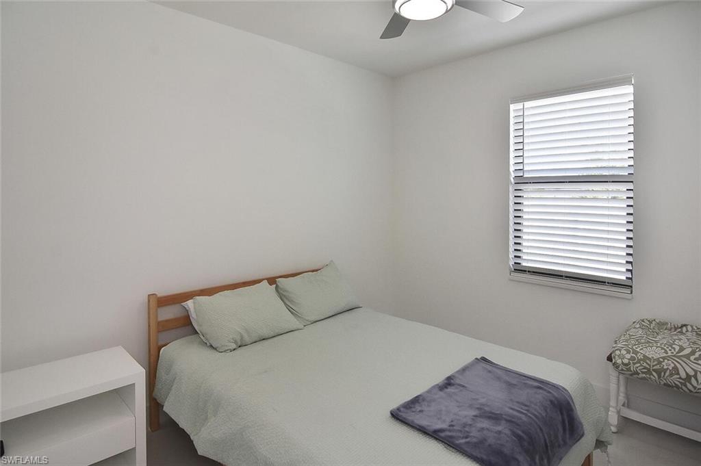 Bedroom featuring a ceiling fan