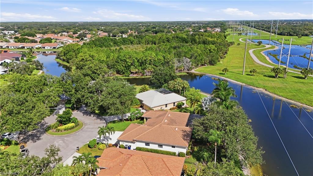 Right Side Aerial. Lighter colored roof is the featured residence.